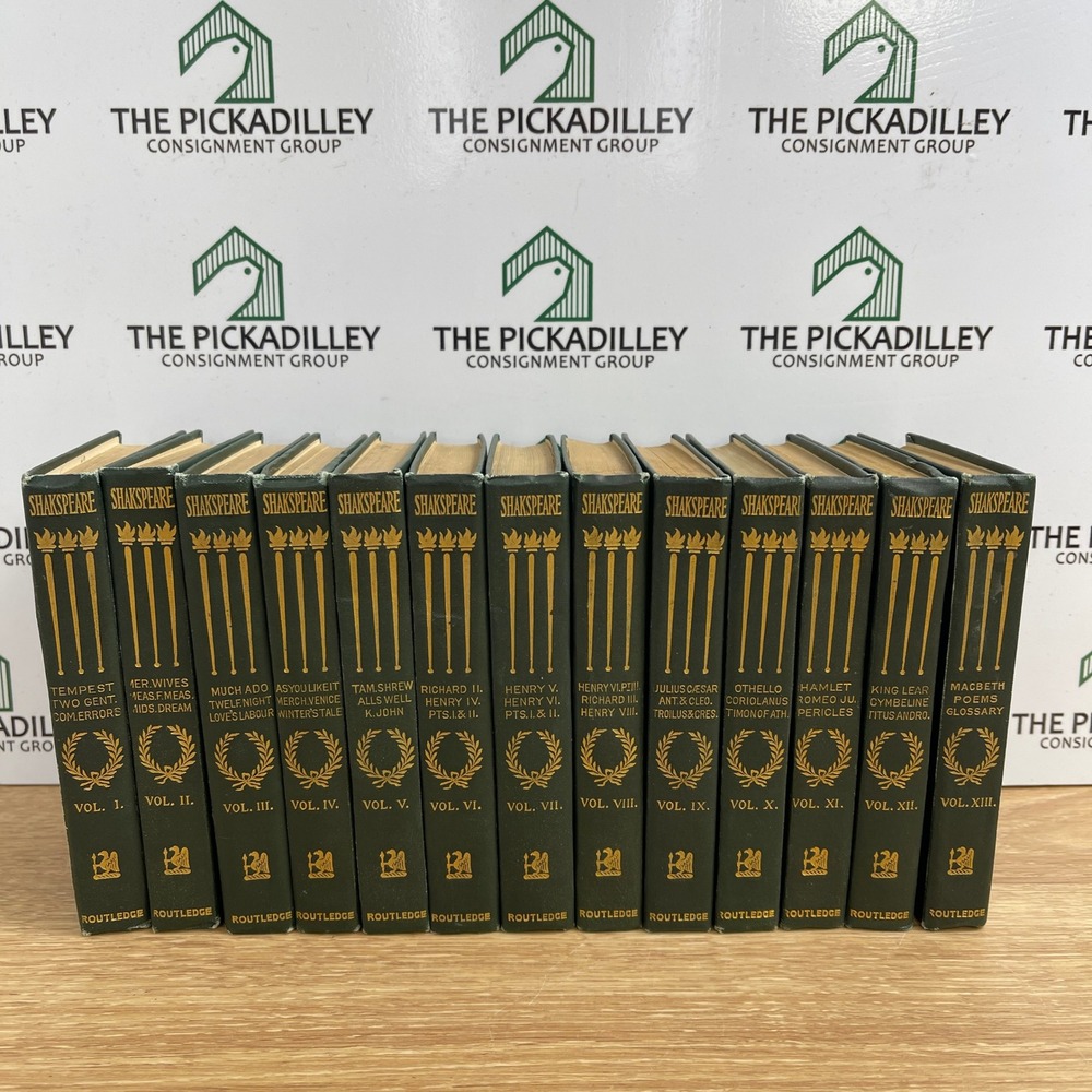 The Pocket Shakspeare 13 Vol Set George Routledge & Sons Antique Books - Picture 1 of 12